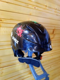 PRILBA UVEX JR BLACK 52-54CM